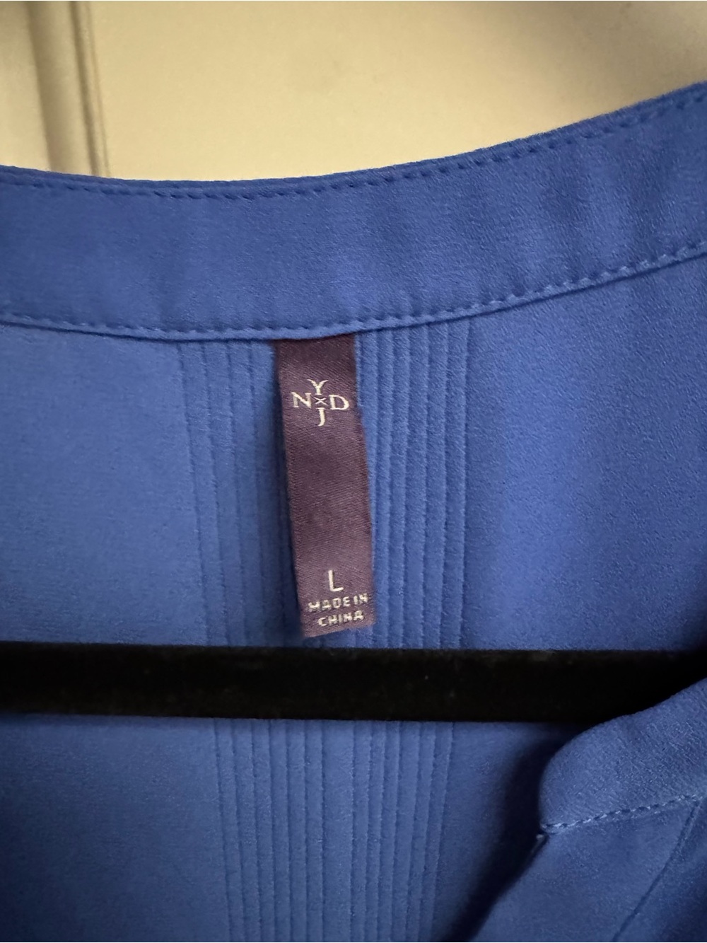NYDJ Sleeveless V-Neck Tank in Cobalt Blue - Picture 3 of 6